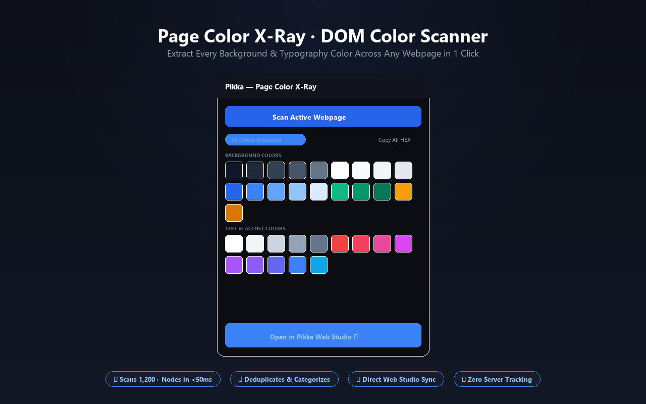 Pikka Page Color X-Ray Scanner Screenshot
